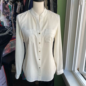 Women's Banana Republic Blouse Size XS Ivory